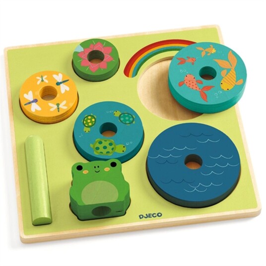Djeco Puzz & Stack Rainbow Djeco Puzz & Stack Rainbow