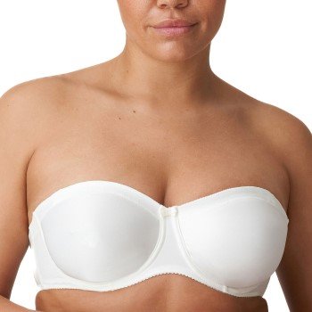 PrimaDonna BH Satin Non Padded Strapless Bra Benhvit D 85 Dame