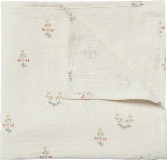 Garbo & Friends La Fraise Muslin Svøpeteppe 110x110 cm Garbo & Friends La Fraise Muslin Svøpeteppe 110x110 cm