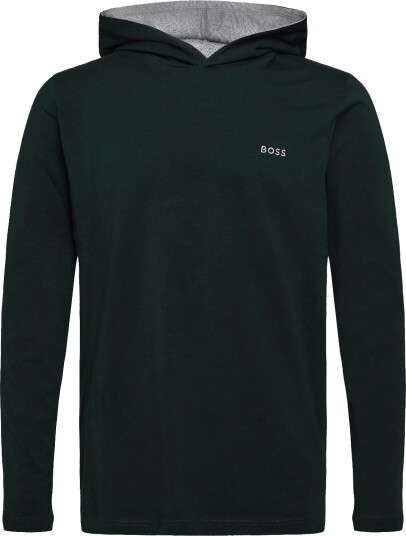 BOSS Mix&Match Ls Shirt H DARK GREEN XXL
