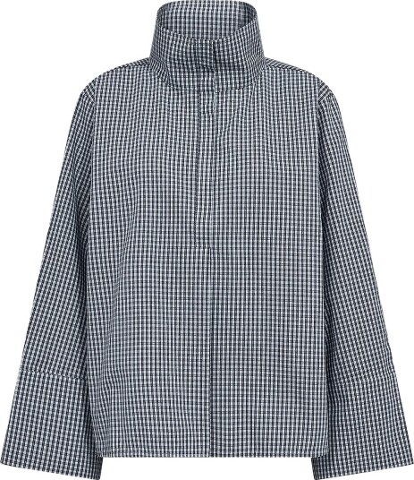 IVY Copenhagen Ivy Mila Check Shirt Navy 40