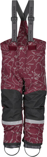 Didriksons Kids' Idre Special Edition Pants Grundsund Reflective Wine 110