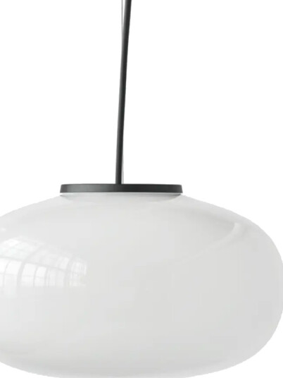 New Works Karl Johan Pendellampe Ø40 Hvitt Opalglass New Works Karl Johan Pendellampe Ø40 Hvitt Opalglass