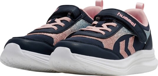 Hummel Sko Glow Black Iris/Rosa Hummel 26 Sko Hvit Marineblå