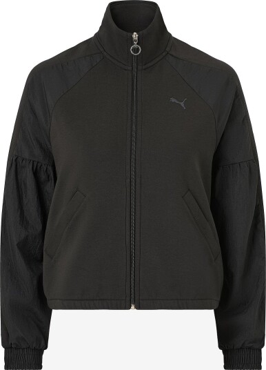 Puma   Collegegenser HER Full Zip Relaxed DK Jacket   Svart