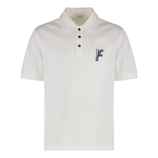Ferragamo Herre Topper Hvit S Ferragamo Herre Topper Hvit S