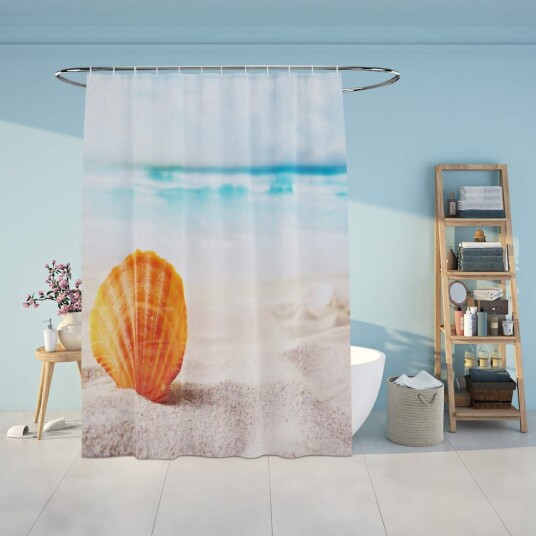 Dusjforheng 180x200 cm med motiv Dusjforheng 180x200 cm med motiv