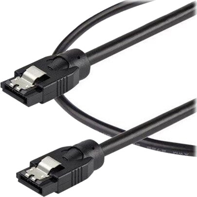 StarTech.com 0.6 m Round SATA Cable - Latching Connectors - 6Gbs SATA Cable - SATA cable - 60 cm