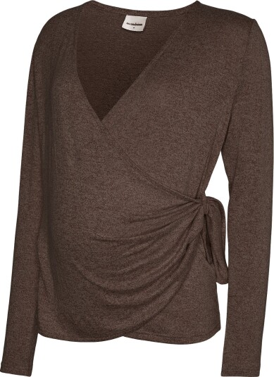 Mamalicious Mlkira Tess Ls Jrs Top 2F Brown L