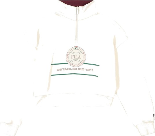 Fila Collegegenser Frankrike Egert Fila 15 16 år 170 176 Collegegenser Hvit