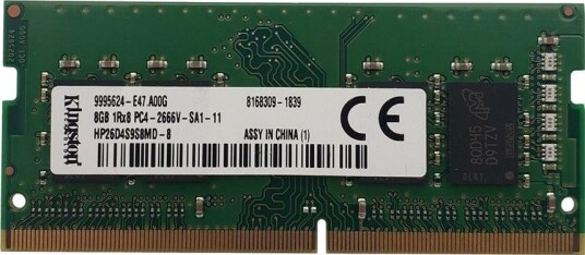 Rebuild IT HP26D4S9S8MD-8 Kingston 8GB DDR4-2666MHz PC4-21300 non-ECC Unbuffered CL19 260-Pin