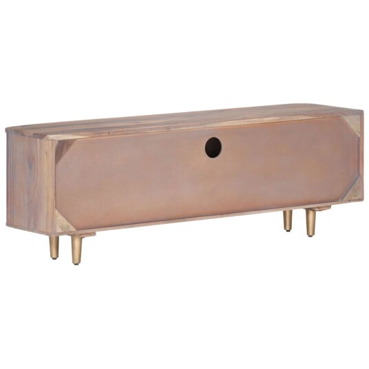 vidaXL TV-benk 118x30x40 cm heltre akasie
