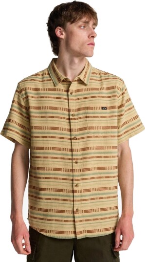 Billabong Sundays Jacquard Ss Beige S Billabong Sundays Jacquard Ss Beige S