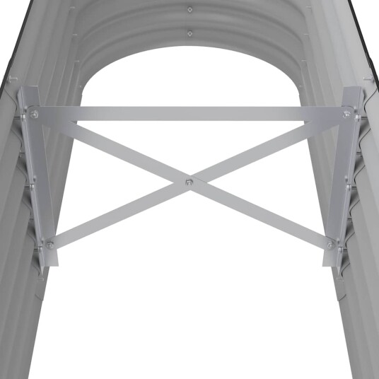 vidaXL Plantekasse pulverlakkert stål 152x40x36 cm antrasitt vidaXL Plantekasse pulverlakkert stål 152x40x36 cm antrasitt