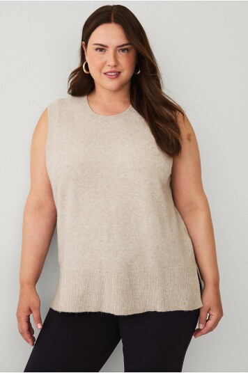 Zizzi Vest mVista Waistcoat Brun