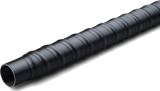 THEOFILS GARDEROBESTANG Ø25X958 MM SORT LÆR FOLDET
