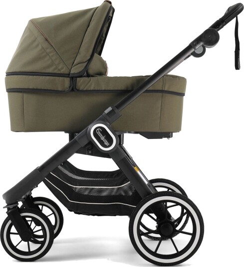 Emmaljunga NXT90 Black m/bag Outdoor Olive