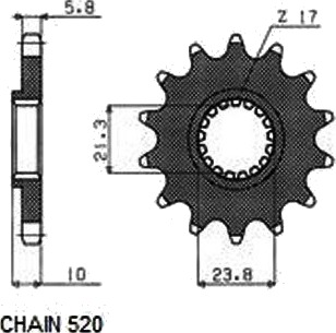 SUNSTAR 3A3-15 Kjededrev SUNSTAR 3A3-15 Kjededrev