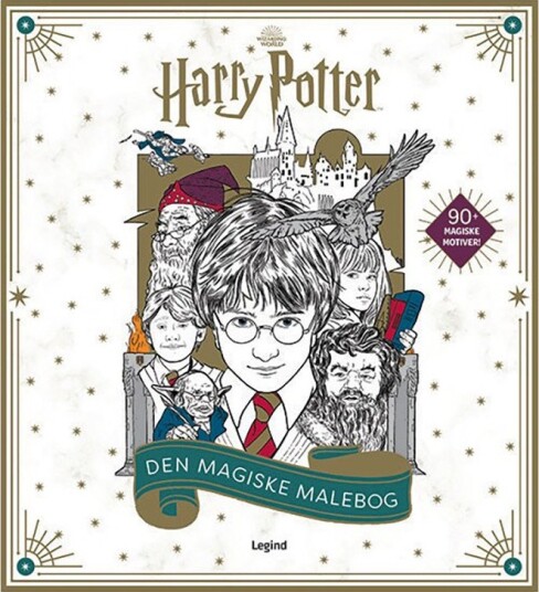 Harry Potter Den Magiske Maleboken 90 Motiver Harry Potter Den Magiske Maleboken 90 Motiver