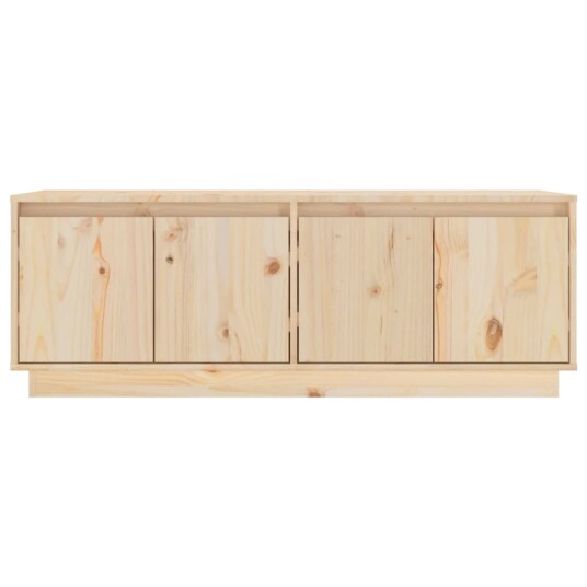 vidaXL TV-benk 110x34x40 cm heltre furu