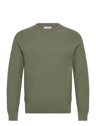 J. Lindeberg M Cotton Structure Sweater Khaki green L J. Lindeberg M Cotton Structure Sweater Khaki green L