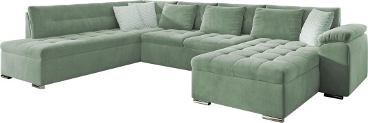 Dynir 4 seters Hjørnesovesofa Grønn Dynir 4 seters Hjørnesovesofa Grønn
