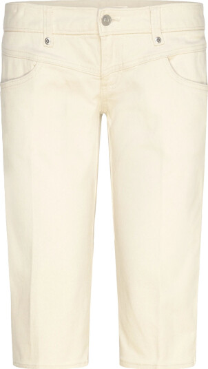 Monki Ultra Low Rise Capri Trousers - Cream - 38 Monki Ultra Low Rise Capri Trousers - Cream - 38