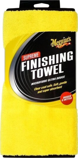 Meguiar's Supreme Finish Mikrofiberklut - 30x50 cm - Gul Meguiar's Supreme Finish Mikrofiberklut - 30x50 cm - Gul