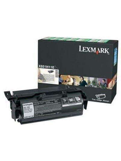 Lexmark X651H11E Toner Black - Laser toner Svart