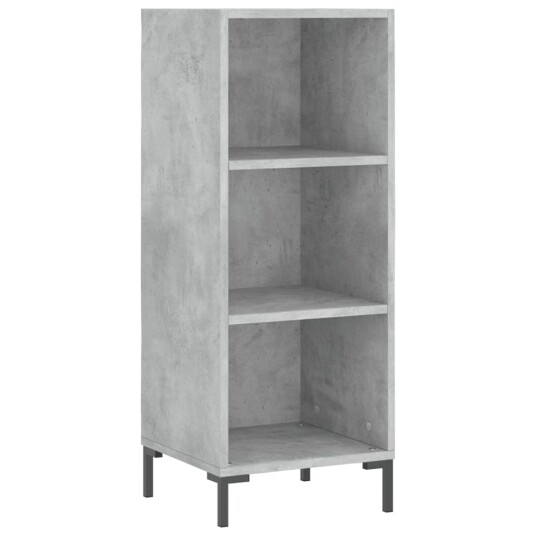 vidaXL Highboard betonggrå 34,5x34x180 cm konstruert tre 8720845497477 vidaXL Highboard betonggrå 34,5x34x180 cm konstruert tre 8720845497477