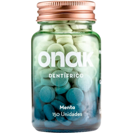 Naturlig tannkremtabletter 150 stk. Onak Infinite Menta v1.1