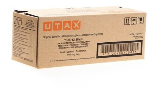 Utax 4472610010 - Black - Laser toner Svart Utax 4472610010 - Black - Laser toner Svart