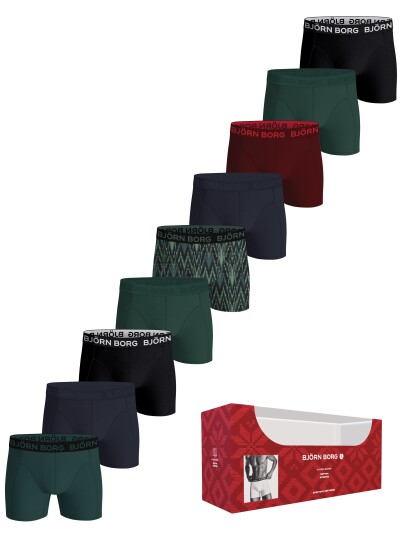 Björn Borg 9 pk Cotton Stretch Boxer Multipack L