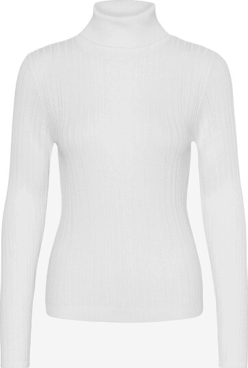 Cream Crpeloa Knit Rollneck   WHISPER WHITE   M