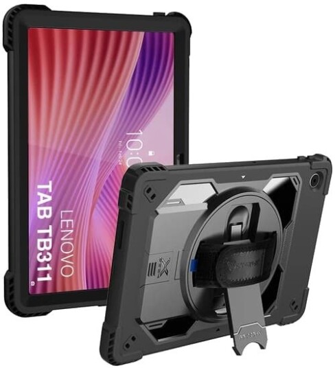 Armor x Rainproof Military Grade Rugged Case With Hand Strap And Kick stand Lenovo Tab Sort