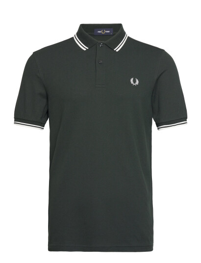 Fred Perry Twin Tipped Fp Shirt - Green - M Fred Perry Twin Tipped Fp Shirt - Green - M