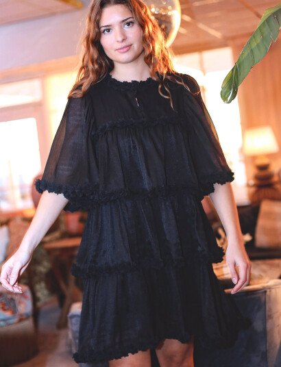 crās Flowcras Dress - Black - 38 crās Flowcras Dress - Black - 38
