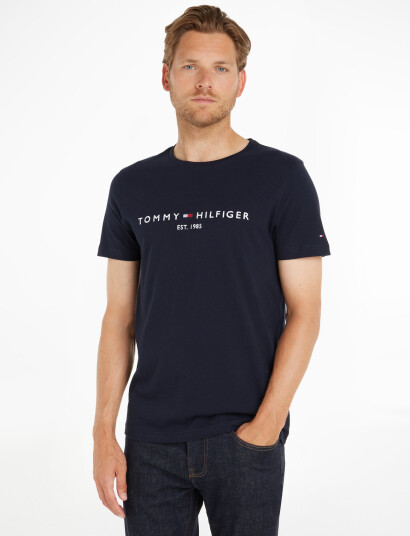 Tommy Hilfiger Core Tommy Logo Tee - Navy - S