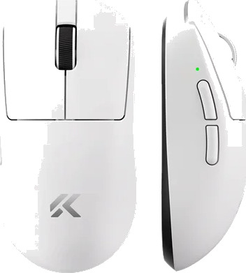 MCHOSE A7 V2 Ultra Lightweight Wireless Gaming mus Optisk 6 Hvit MCHOSE A7 V2 Ultra Lightweight Wireless Gaming mus Optisk 6 Hvit