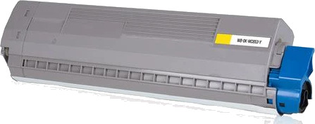 TB Toner Gul (7.300 sider) erstatter OKI 45862837 TB Premium toner