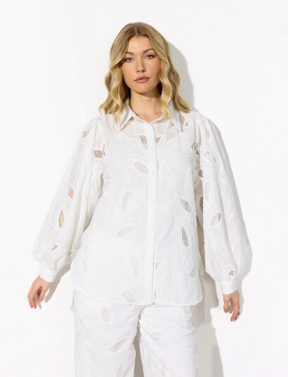 Hunkøn Orla Shirt White S Hunkøn Orla Shirt White S