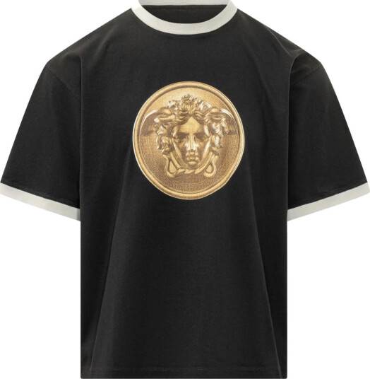 Versace Herre Topper Svart S,