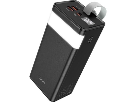 Išorinė Baterija Power Bank Hoco J86 22.5W Quick Charge 3.0 40000Mah Juoda Išorinė Baterija Power Bank Hoco J86 22.5W Quick Charge 3.0 40000Mah Juoda