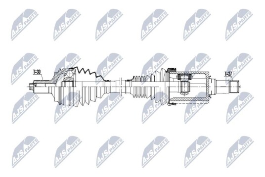 Nty Drivaksel NTY NPW ME 204 Nty Drivaksel NTY NPW ME 204