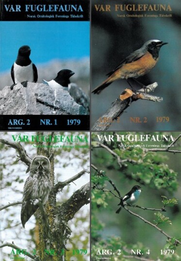 Norsk Ornitologisk Forening Vår Fuglefauna   1979  hele årgang 2