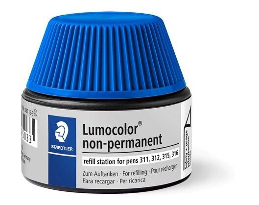 Staedtler Refill ink Lumocolor non-perm. 4 pcs Blue