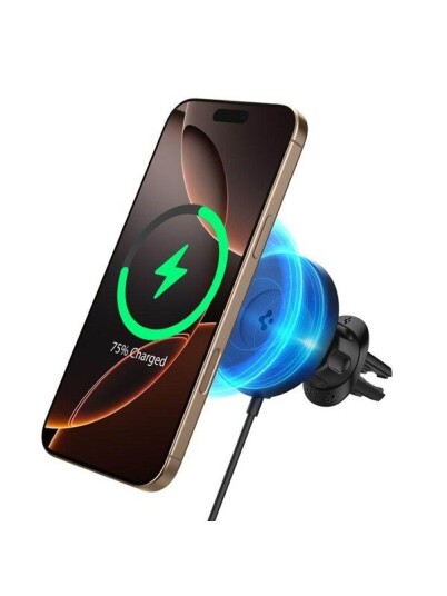 Spigen OneTap Pro 4 MagSafe Trådløs Lader til Bil - Svart