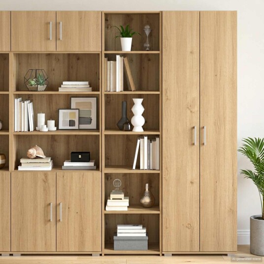 vidaXL Serviesskap Artisan eik 45 x 41 x 185 cm Konstruert tre
