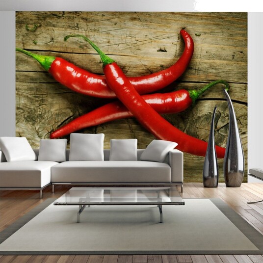 Fototapet Spicy Chili Peppers 250x193 - Artgeist sp. z o. o.