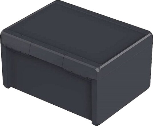 Bopla Bocube B 233016 PC V0 7024 239 × 300 × 160 mm Polykarbonat V0 Grafittgrå RAL 7024